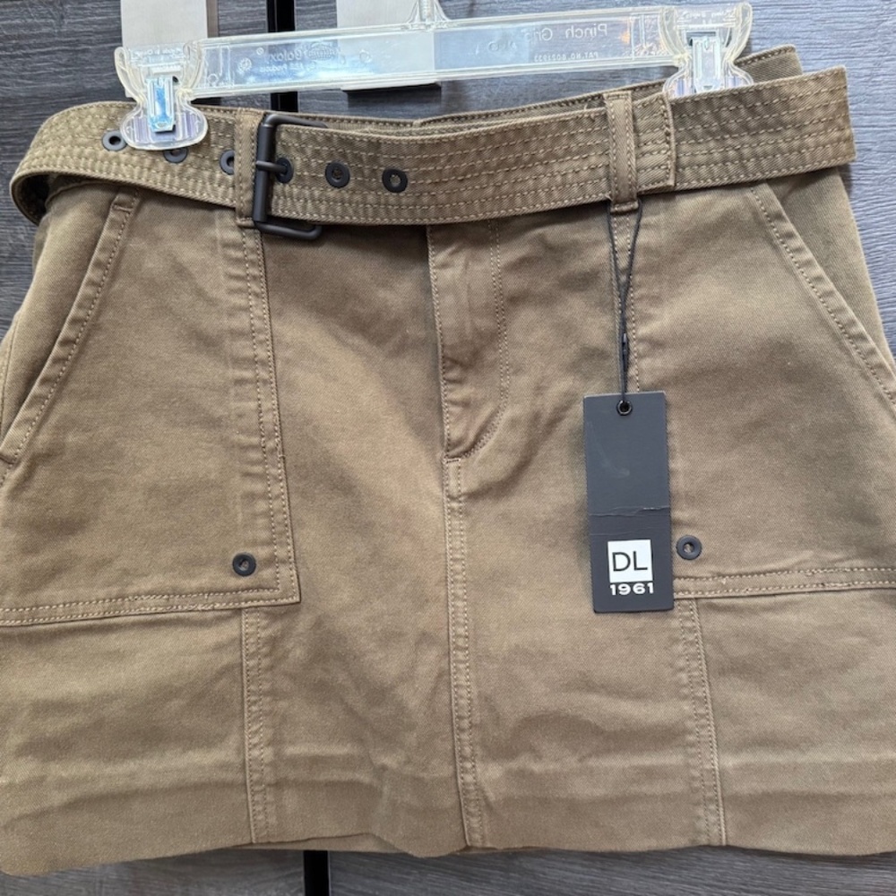 ANTHROPOLOGIE DL1961 PARKER MINI SKIRT NWT $128 L - Picture 4 of 5
